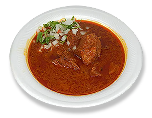 a bowl of menudo.
